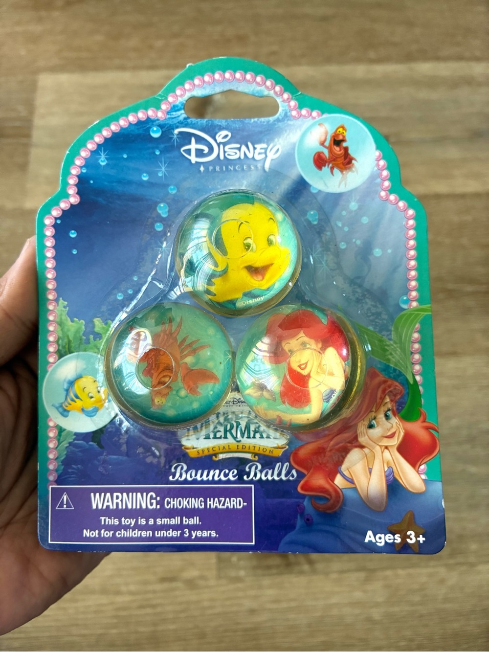 Vintage Disney Princess Special Edition "The Little Mermaid" Bounce Balls (2005)